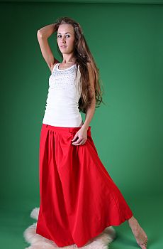 Red Skirt, #1