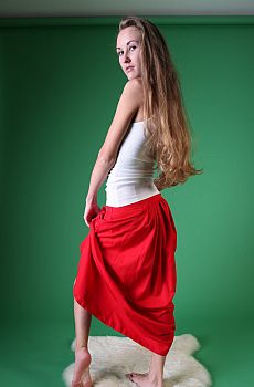 Red Skirt, #3